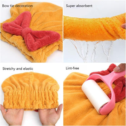 Superabsorberende handdoek voor nat haar