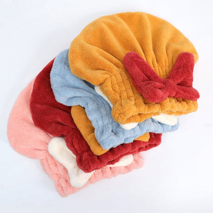 Superabsorberende handdoek voor nat haar